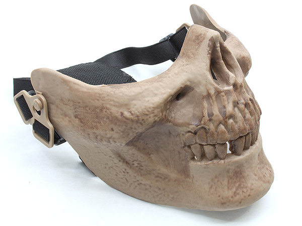 Cacique Skull Half Face Cool airsoft Mask Skeleton